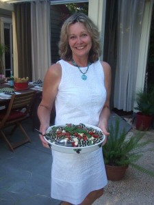 Ronda Giangreco one Sunday during her year of hosting Italian feasts