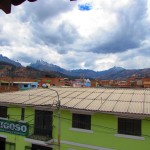 View from Huaraz hostel