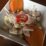 Ceviche class - yum!