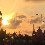 Cartagena golden sunset